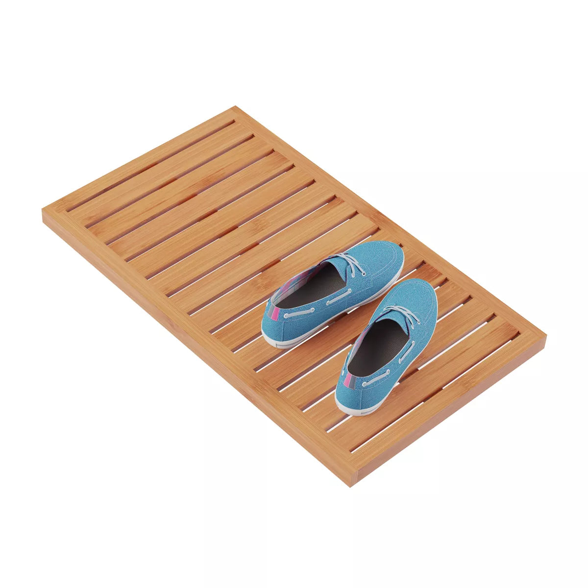 Hastings Home Eco-Friendly Bamboo room Mat with Non-Slip Design