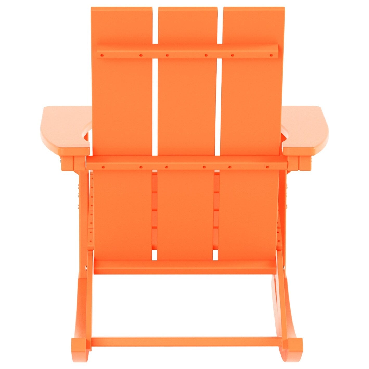 Shoreside Modern Eco-Friendly All Weather Poly Adirondack Rocking Chair