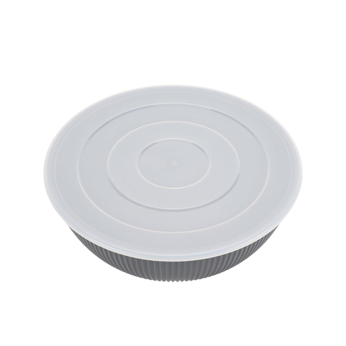 - Black 4-Piece Eco-Friendly Recycled Plastic Serve Bowl Set
