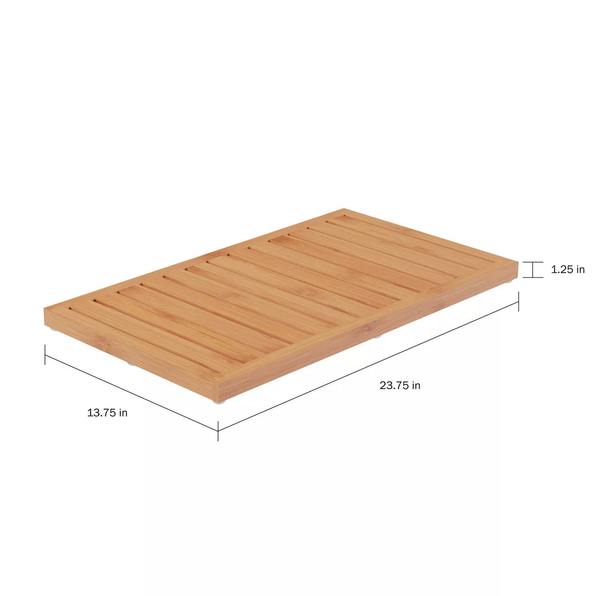 Hastings Home Eco-Friendly Bamboo room Mat with Non-Slip Design
