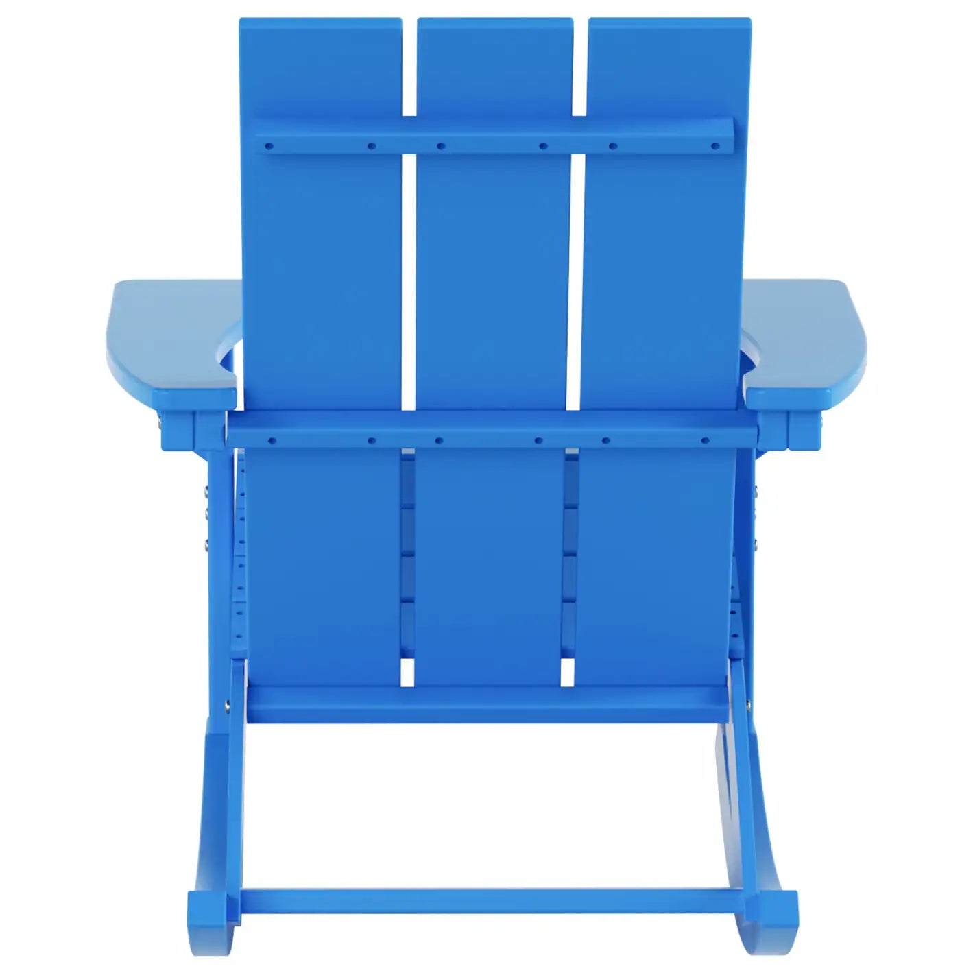 Shoreside Modern Eco-Friendly All Weather Poly Adirondack Rocking Chair