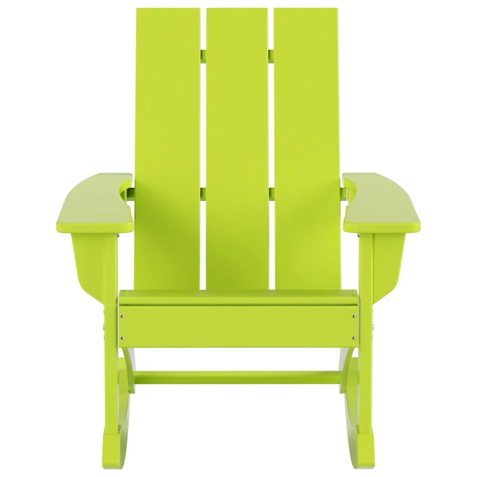 Shoreside Modern Eco-Friendly All Weather Poly Adirondack Rocking Chair