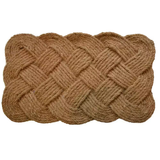 Rope Mat Natural 30 In. X 48 In. Coir Door Mat