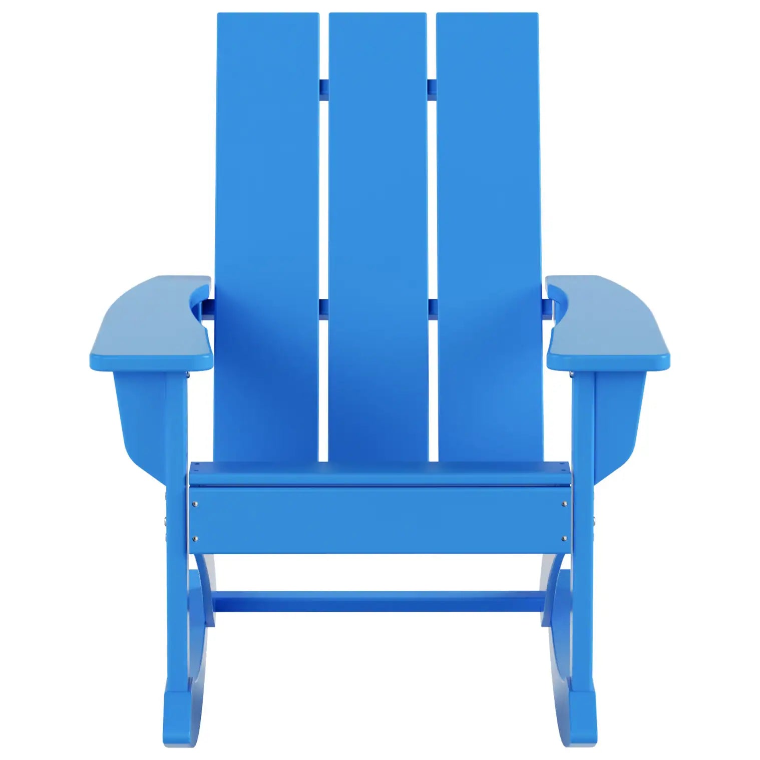 Shoreside Modern Eco-Friendly All Weather Poly Adirondack Rocking Chair