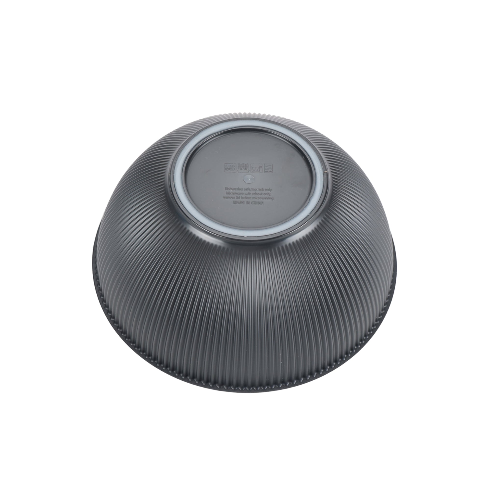 - Black 4-Piece Eco-Friendly Recycled Plastic Serve Bowl Set